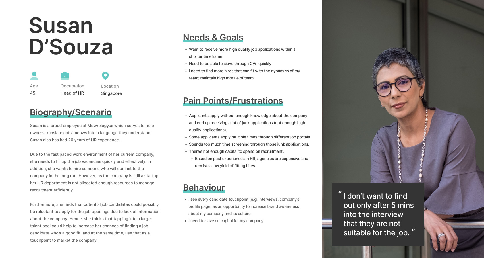 At6Degrees - User persona